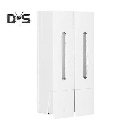 3 Chamber Wall Mounted Soap Dispenser 400ML x 3 No Drill Shampoo Dispenser Wash Dispenser with Visual Window