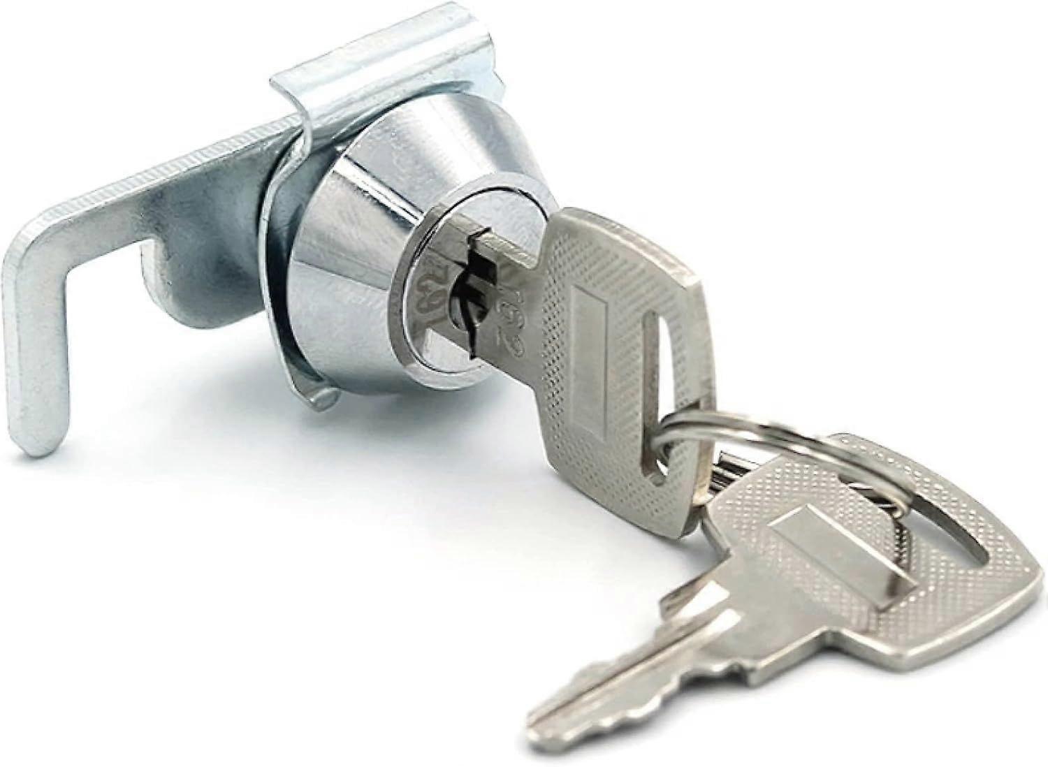 Mailbox Lock - Cam Lock - Cabinet Lock - Cam Lock - Security Cabinet Lock - Cylinder Lock - 21.5mm - Zinc Alloy - with Key - for Cabinet, Cabinet Doo