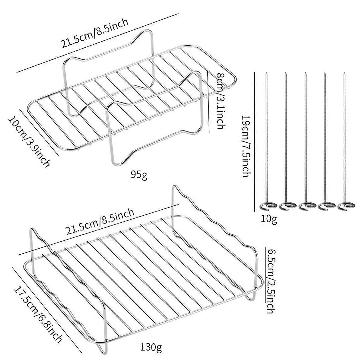 For Ninja Foodi Double Cooker Series Rectangular Grill Rack