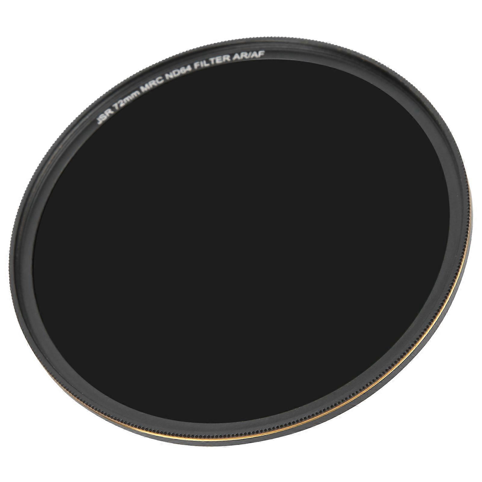 Junestar ND Filter MultiLayer Coating Waterproof Neutral Density ND64 Ultrathin Filter for Cameras(72mm(JSR5424) )