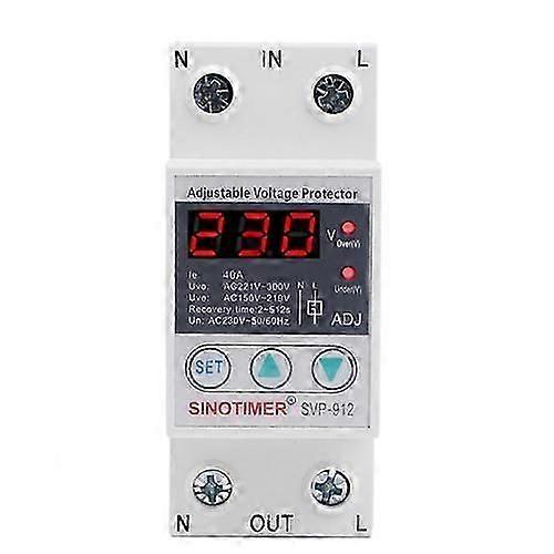 SINOTIMER SVP-912 Adjustable Self-resetting Intelligent Under-voltage Protector