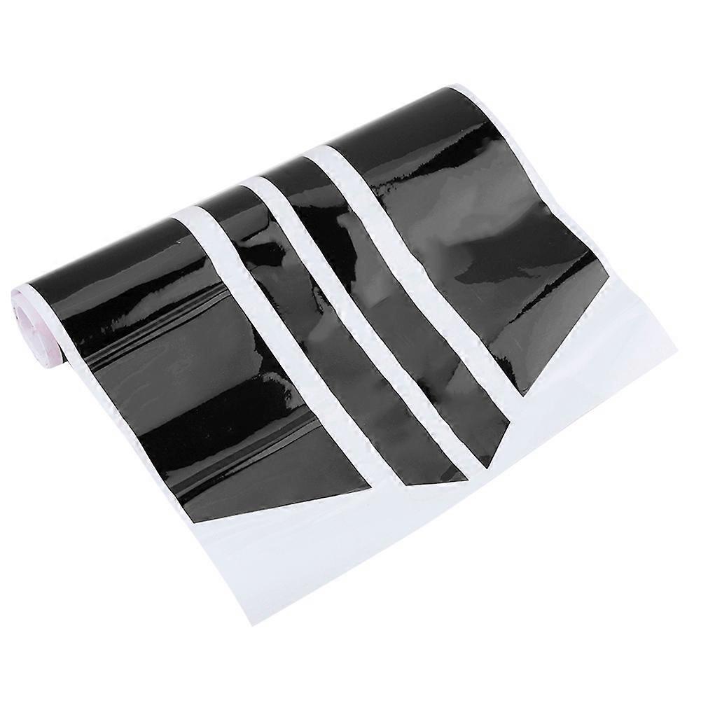 D-655 Universal Car Waist Side Skirt Stripe Vinyl Sticker DIY Decoration Car Accessory (Black)