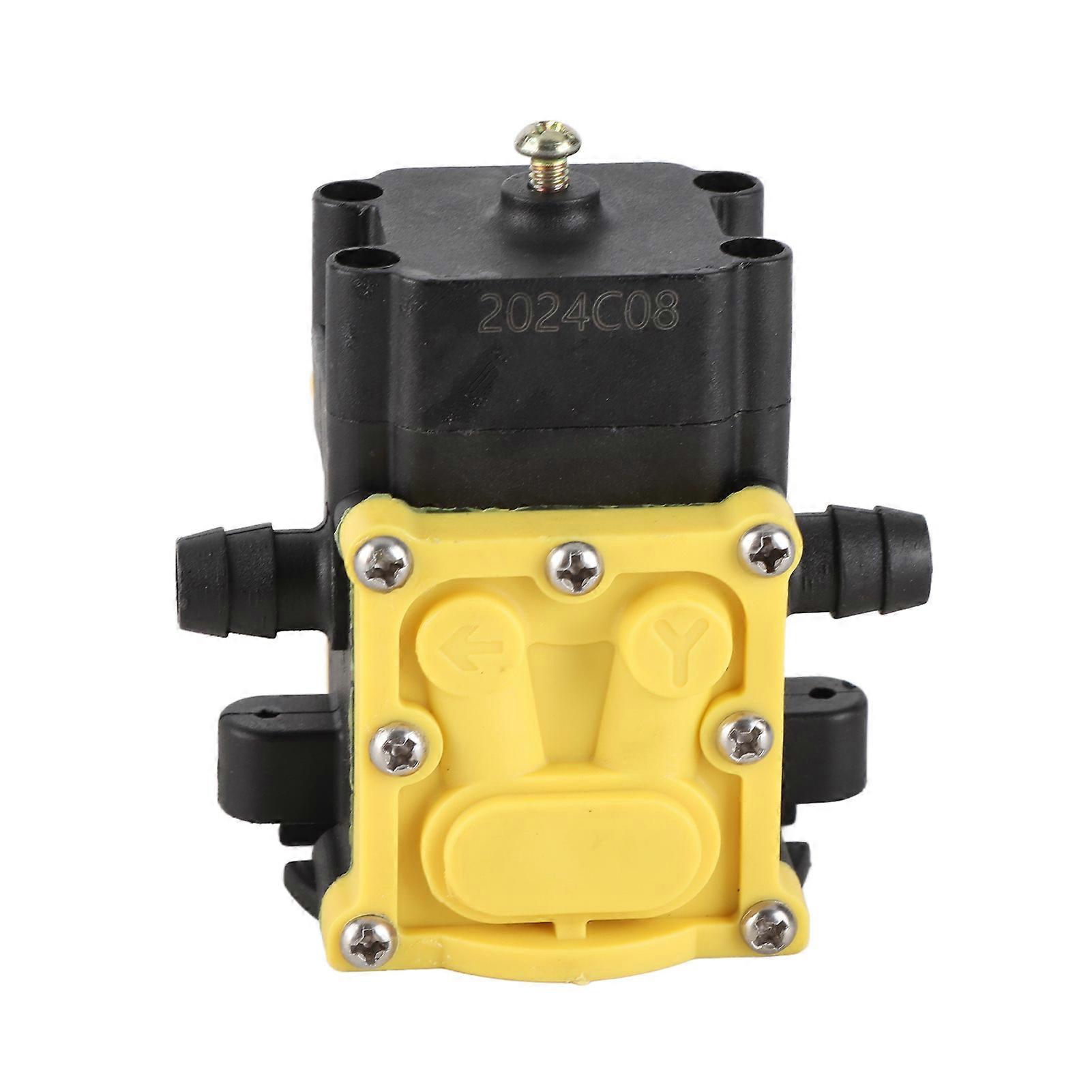 Diaphragm Pump 12V Diaphragm Pressure Pump Agriculture Garden Electric Sprayer Water Pump AccessoriesType D Backflow Durable Double Barbed Without Sto