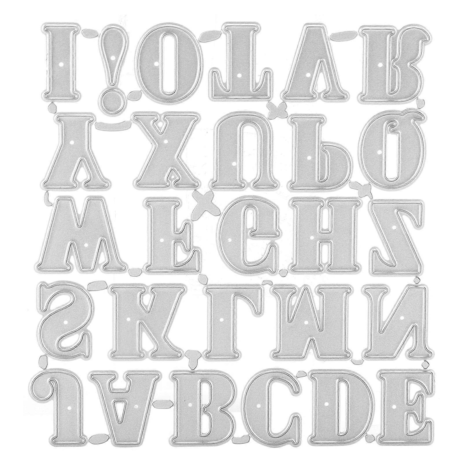 Die Cuts Simple Practical Durable Flimsy Convenient Alphabet Cutting Dies for Handicrafts