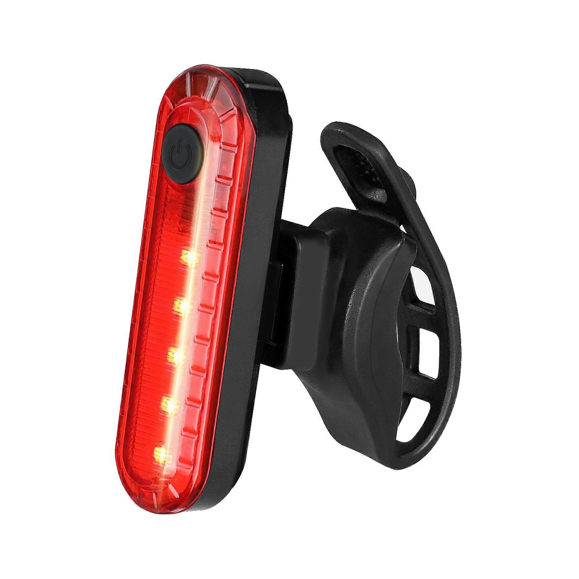 Hakea Volcano Super Bright LED Rear Bike Light - USB Rechargeable Waterproof Red Bicycle Light - 4 Modes - 12 Hour Battery