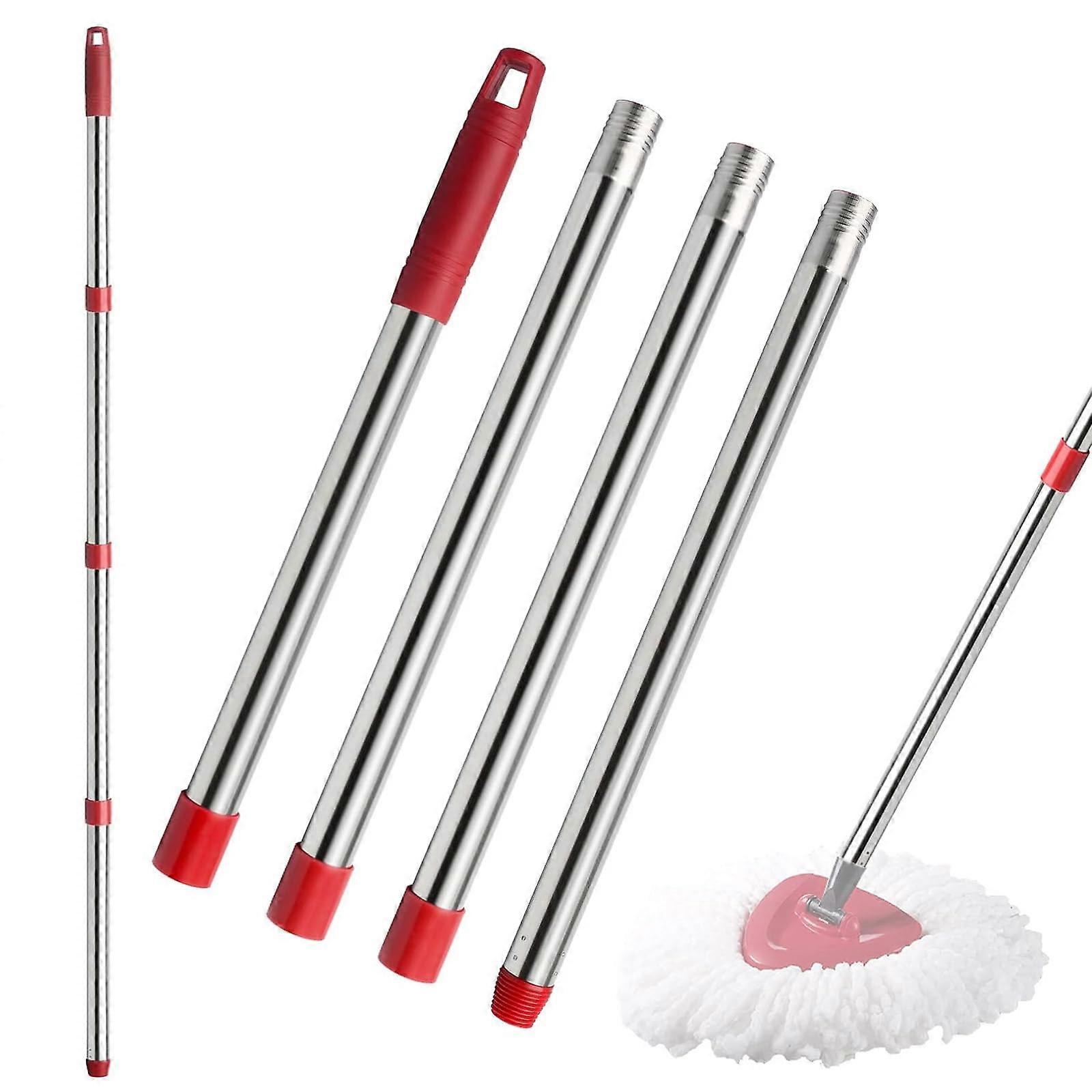 4 cross-sectional spin mop replacement handle-2.5-5 Foot Mat Mat Change Bar Bar Change Only Easy Wing Mat Mata Base (Mat Head Not Included)