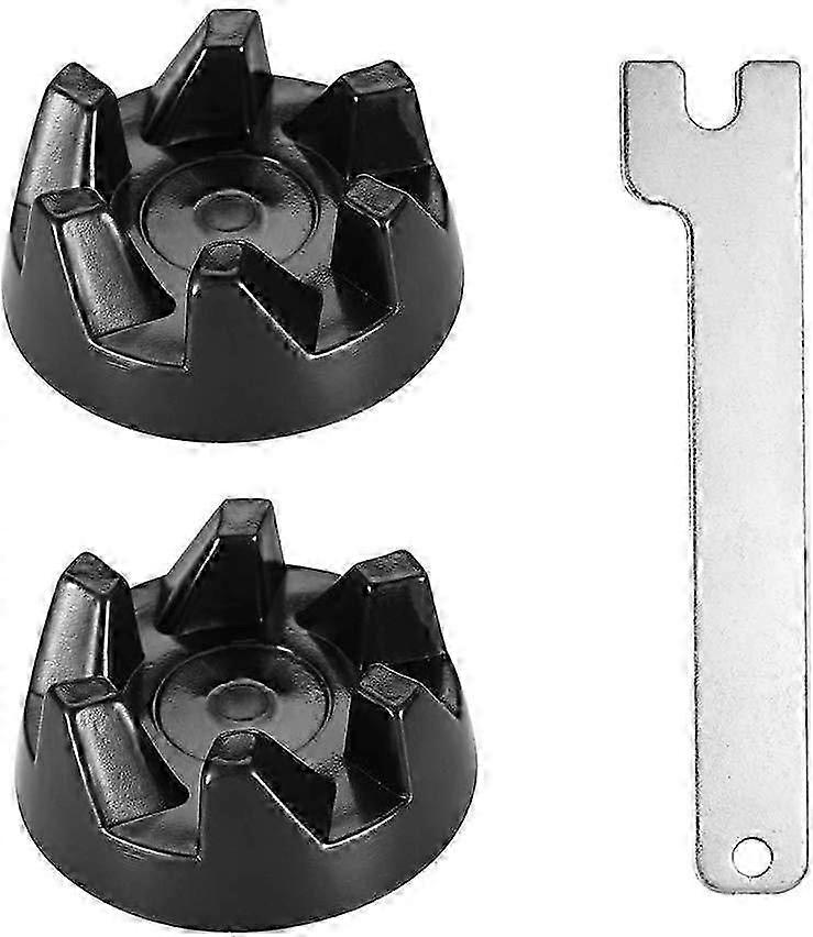 2pcs Mixer Accessories Gear + Wrench, Mixer Rubber Coupling Gear Clutch And Removal Tool