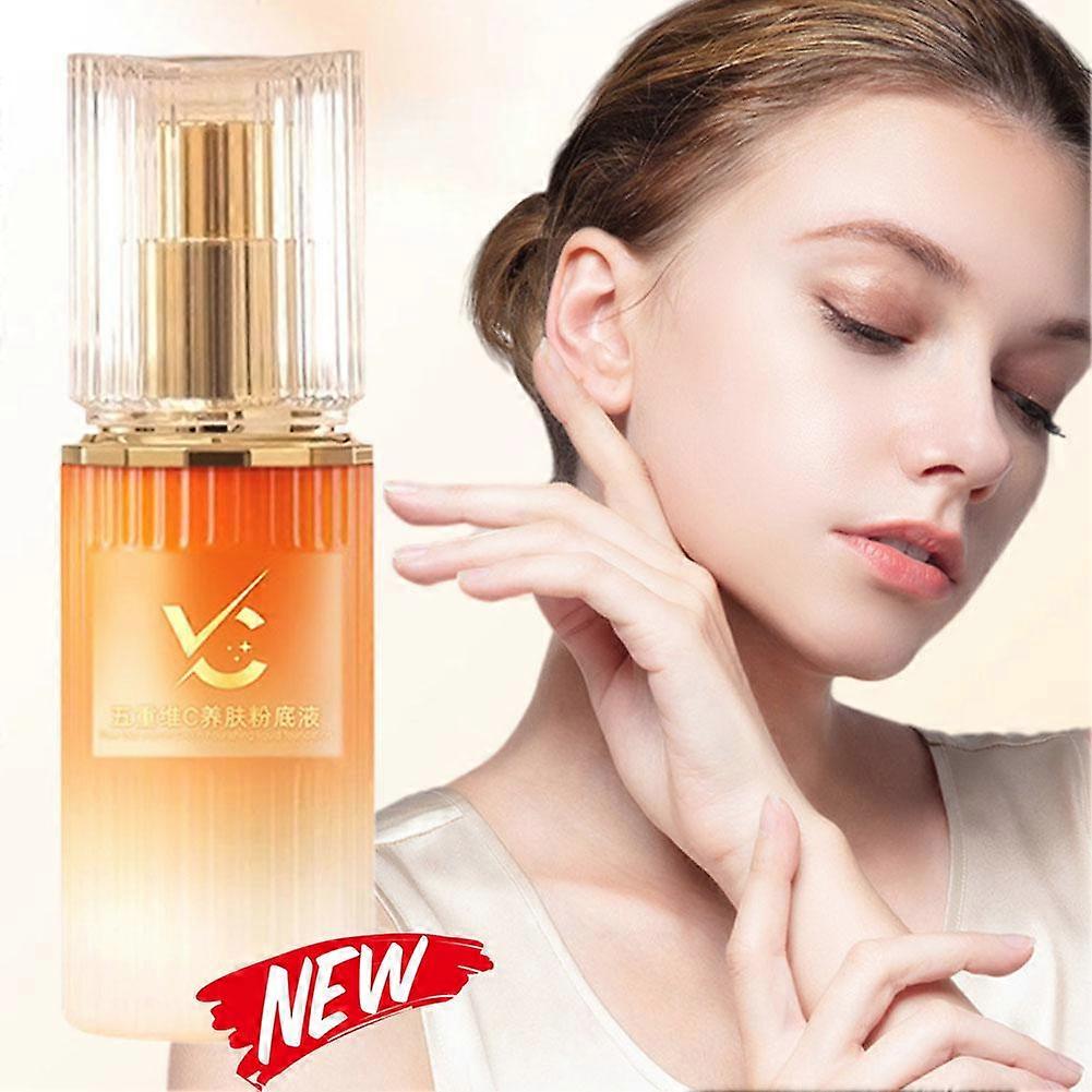 Five Vitamin C ToneUp Cream Lazy Cream LongLasting Natural Coverage Moisturizing