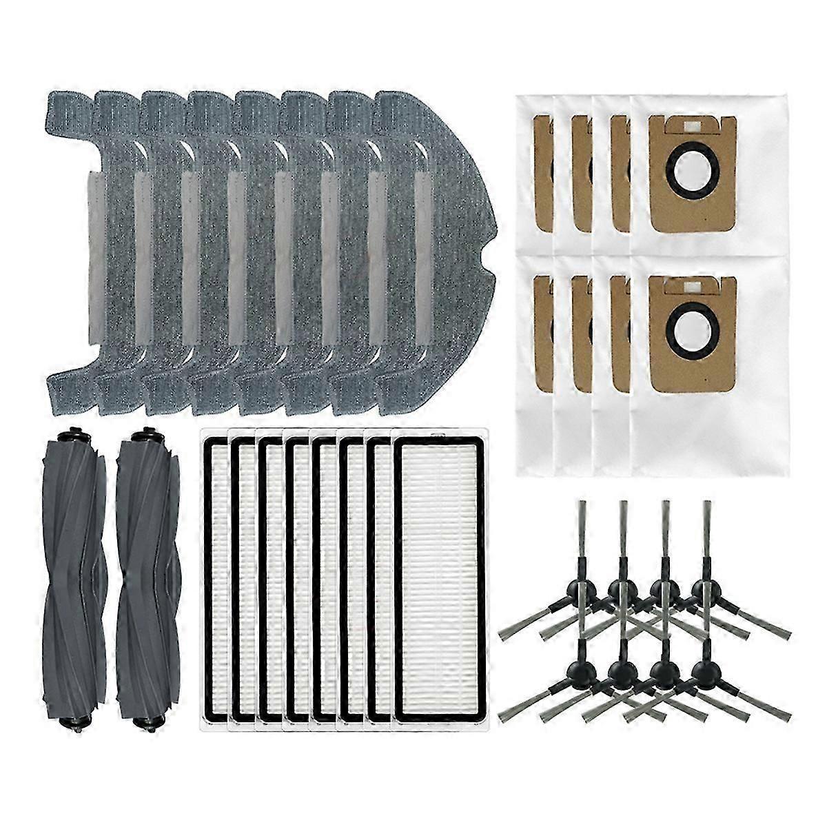 compatible with Dreame D10s Plus Robot Vacuum Brush HEPA Filter Mop Pad Dust Bag