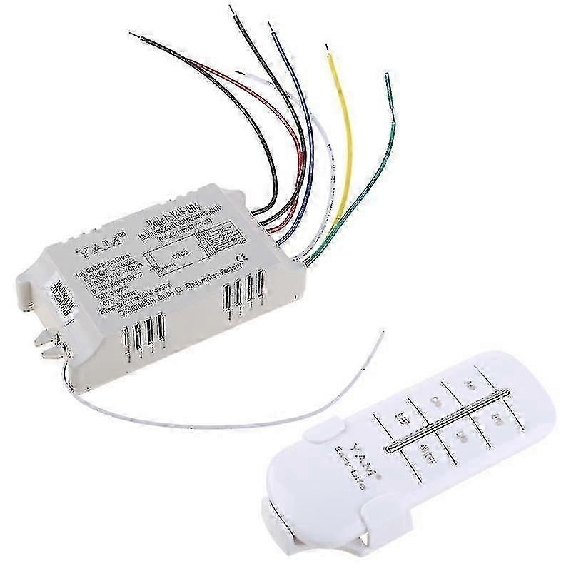 4 Way On/off 220v Wireless Receiver Lamp Light Remote Control Switch