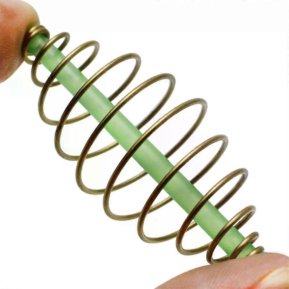 10pcs Spring Feeder Bait Cage For Carp Fishing Fresh Tench Bream Coil Inline Method Feeder Pesca Tackle Random Color 3.-5.9cm