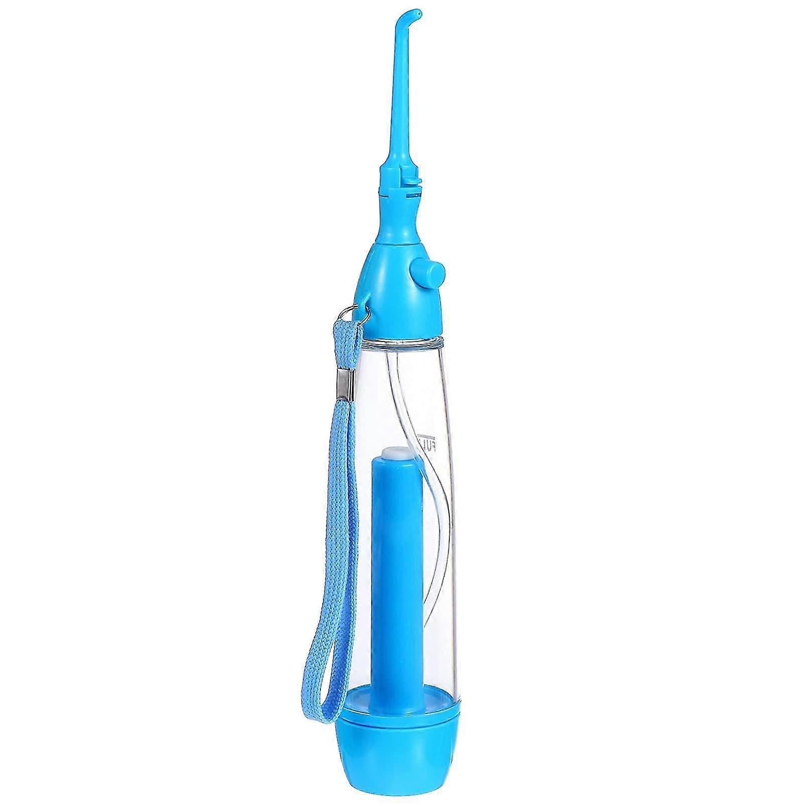 1pc Portable 75ml Manual Teeth Cleaner Water Flosser Water Pick Teeth Cleaner Useful Water Flosser Teeth Cleaning Tool Portable Water Floss Great For