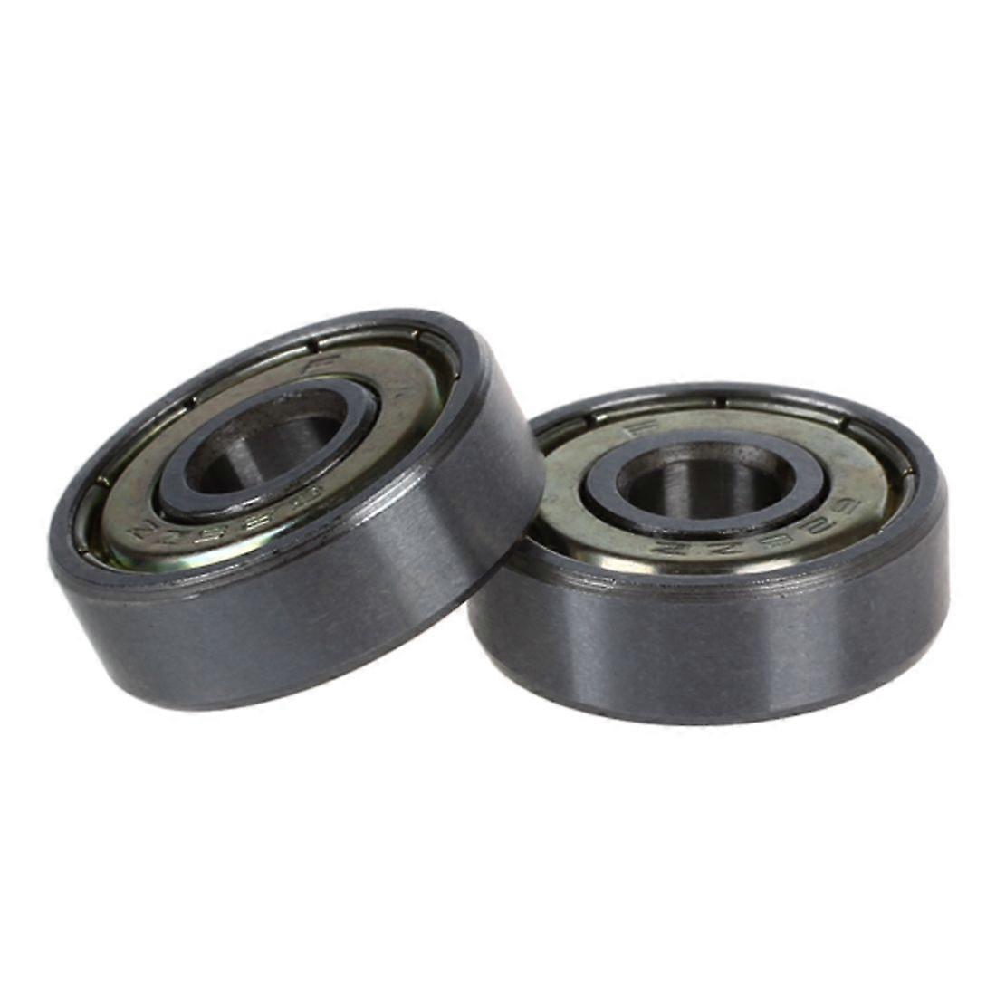 Uxcell 24mm X 12mm X 6mm Flanged Ball Bearing - Silver Tone Shielded Deep Groove Bearing For Bike, Scooter, Machinery - View #6