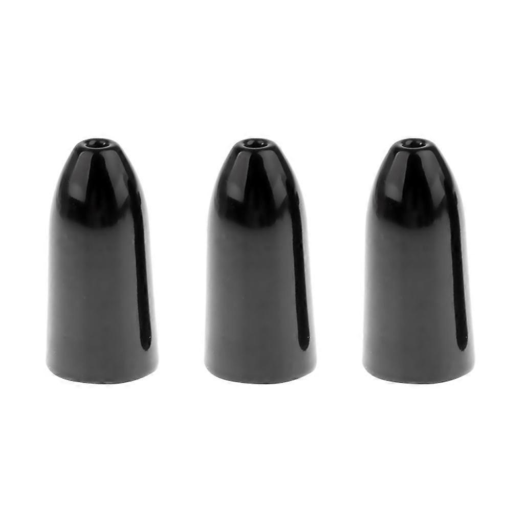 Fiskeri Wolfram Vægte Sinker Bass Orm Vægt Sort 1/2 oz 3stk