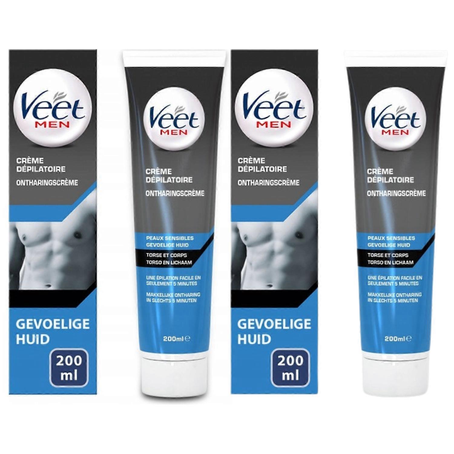 Veet Men Depilatory Cream for Sensitive Skin 200ml