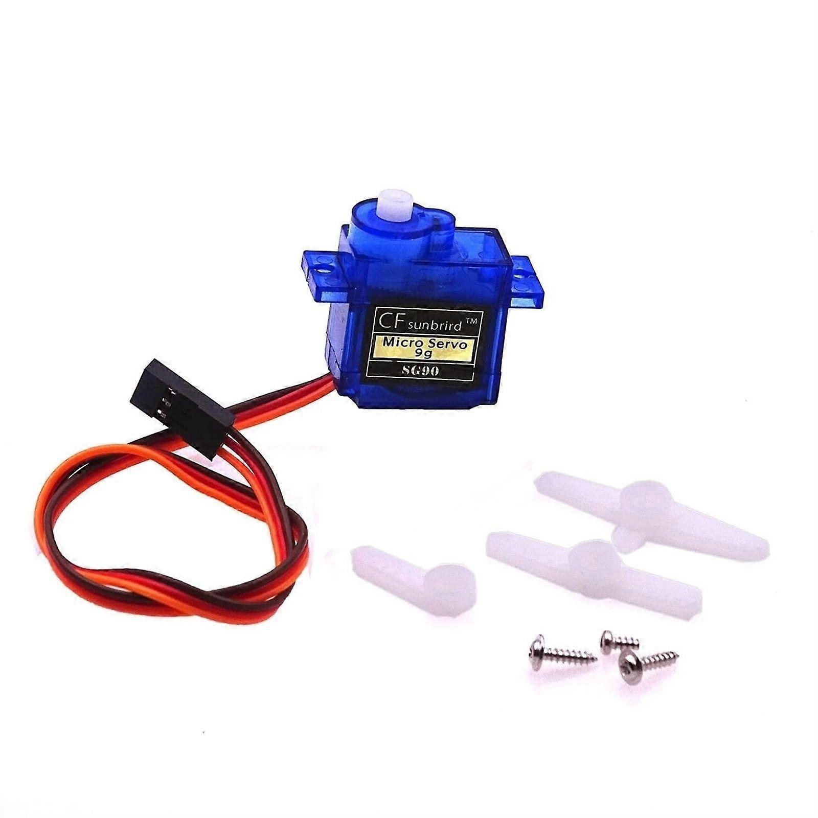 SG90 Mini Micro Servo 9g 10PCS Set for RC Helicopter Airplane Car Boat 180 Degree Rotation Compatible with 250 450 Models