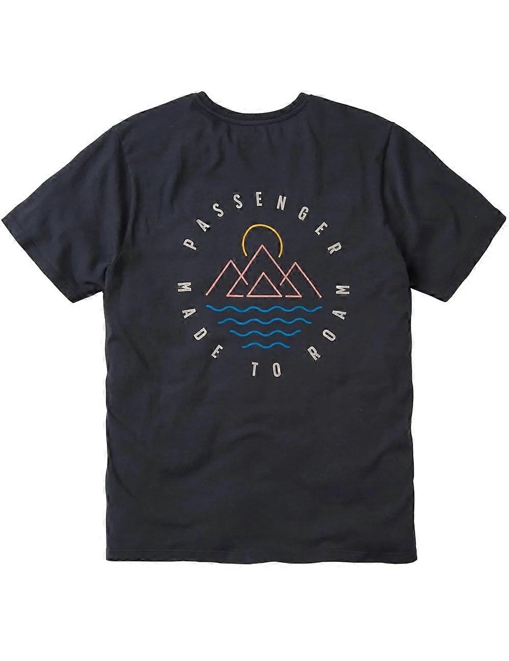男士 Passenger Escapism 再生棉 T 恤 - 黑色