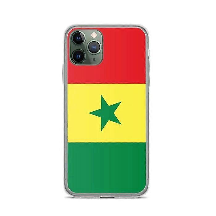 Phone Case - PIXELFORMA - Senegal Flag - Compatible with iPhone 11 Pro - Flexible - Durable