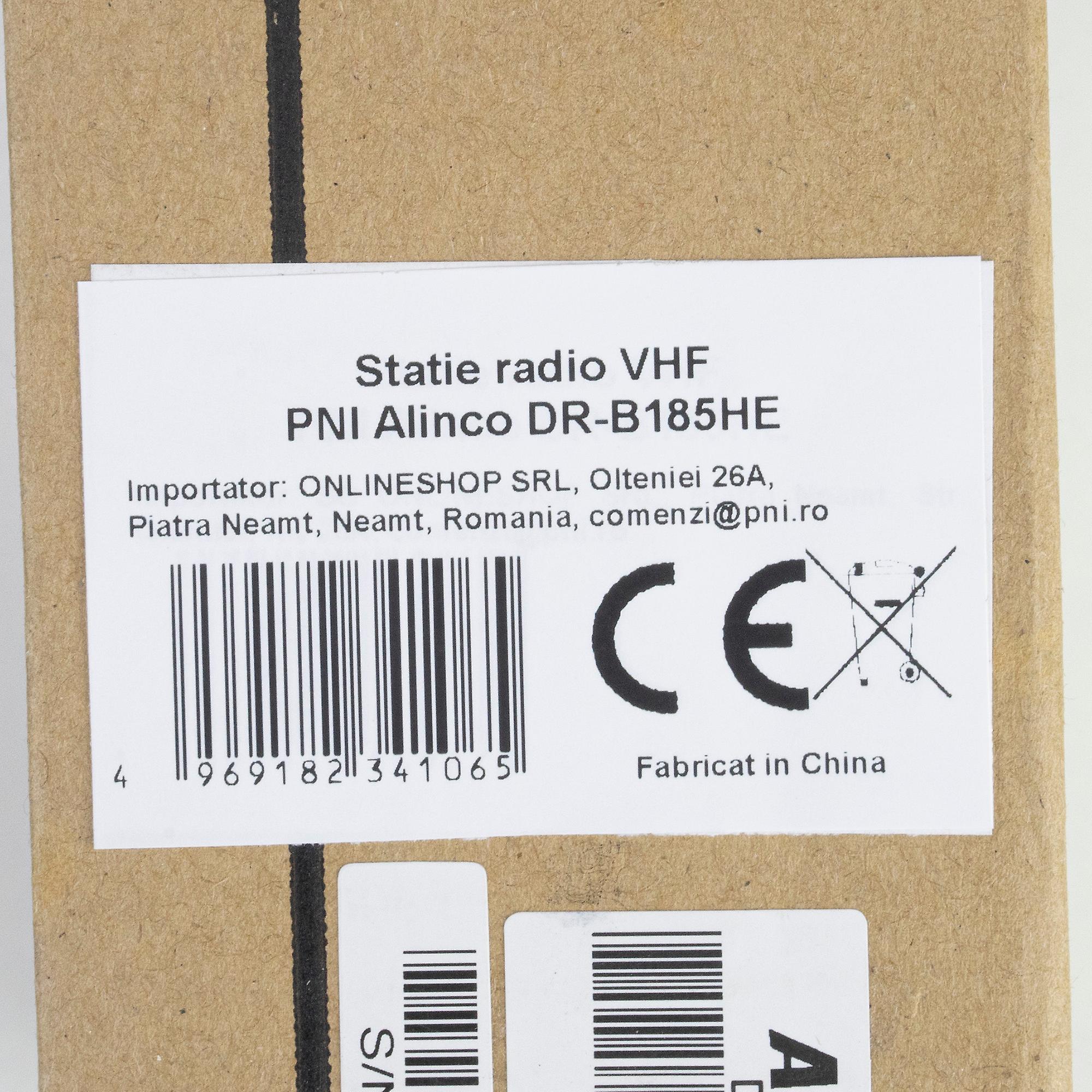 Station Radio Mobile Alinco DR-138HE - 144-146 MHz, 200 Canaux, DTMF, 12V - Neuve