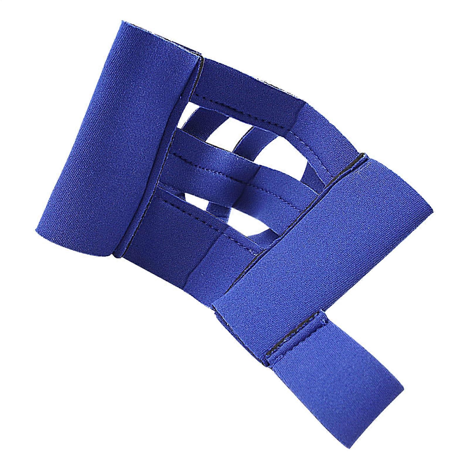 Baseball finger glove trainer, batting cage field tool, lightweight, for youth players blue