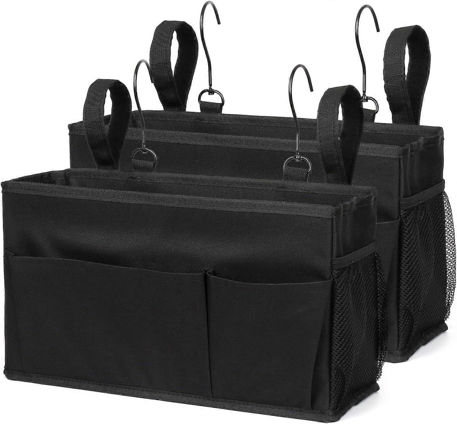 2025 Latest Model  Bedside Caddy with Pockets Hook for Bunk Bed, Shelf, Sofa