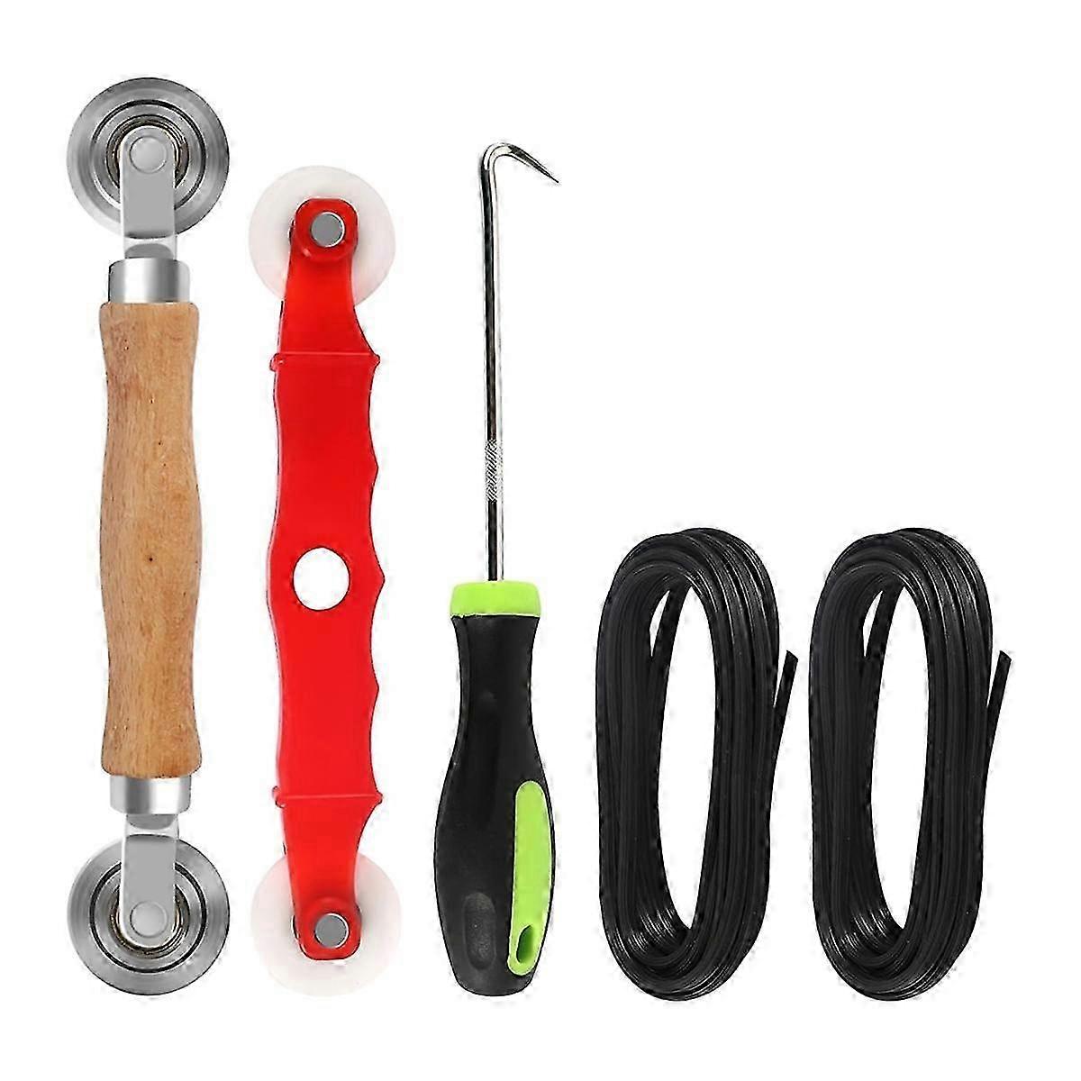 Tool Retractor Roller for Fly Screens, 4PCS Install Fly Screen Replacement Part, Fly Screen Accesso