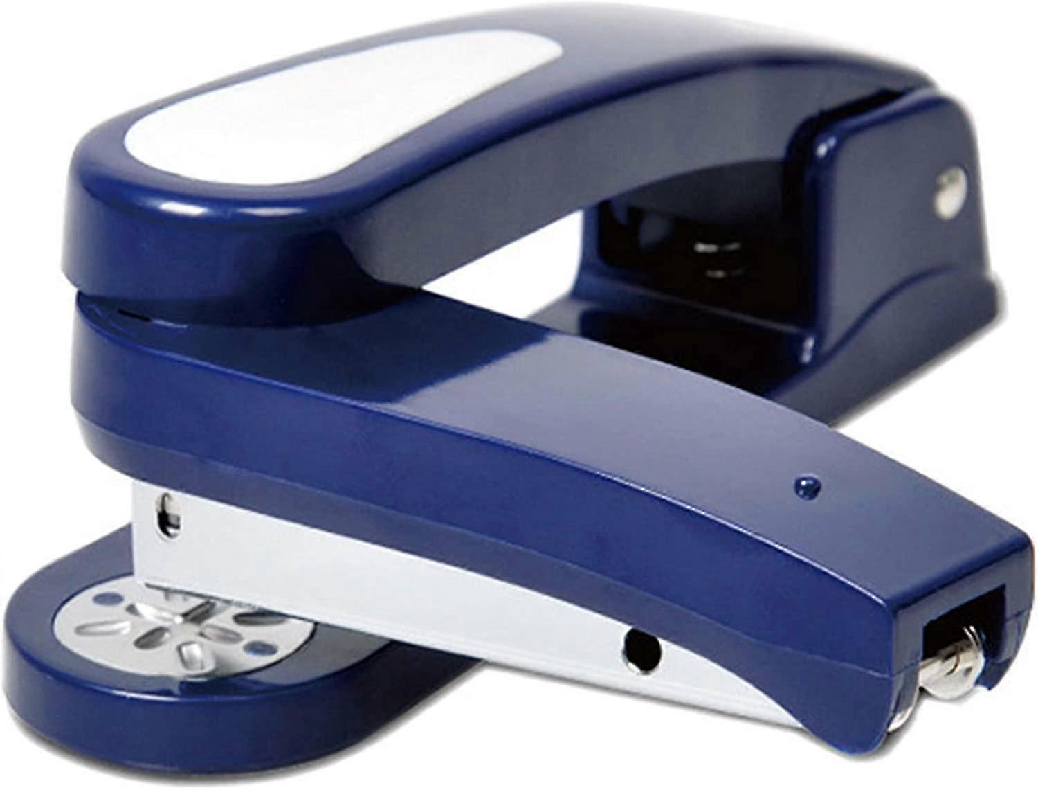 360° Swivel Stapler, 20 Sheet Capacity, Metal Non-Slip Rust-Proof (Blue)