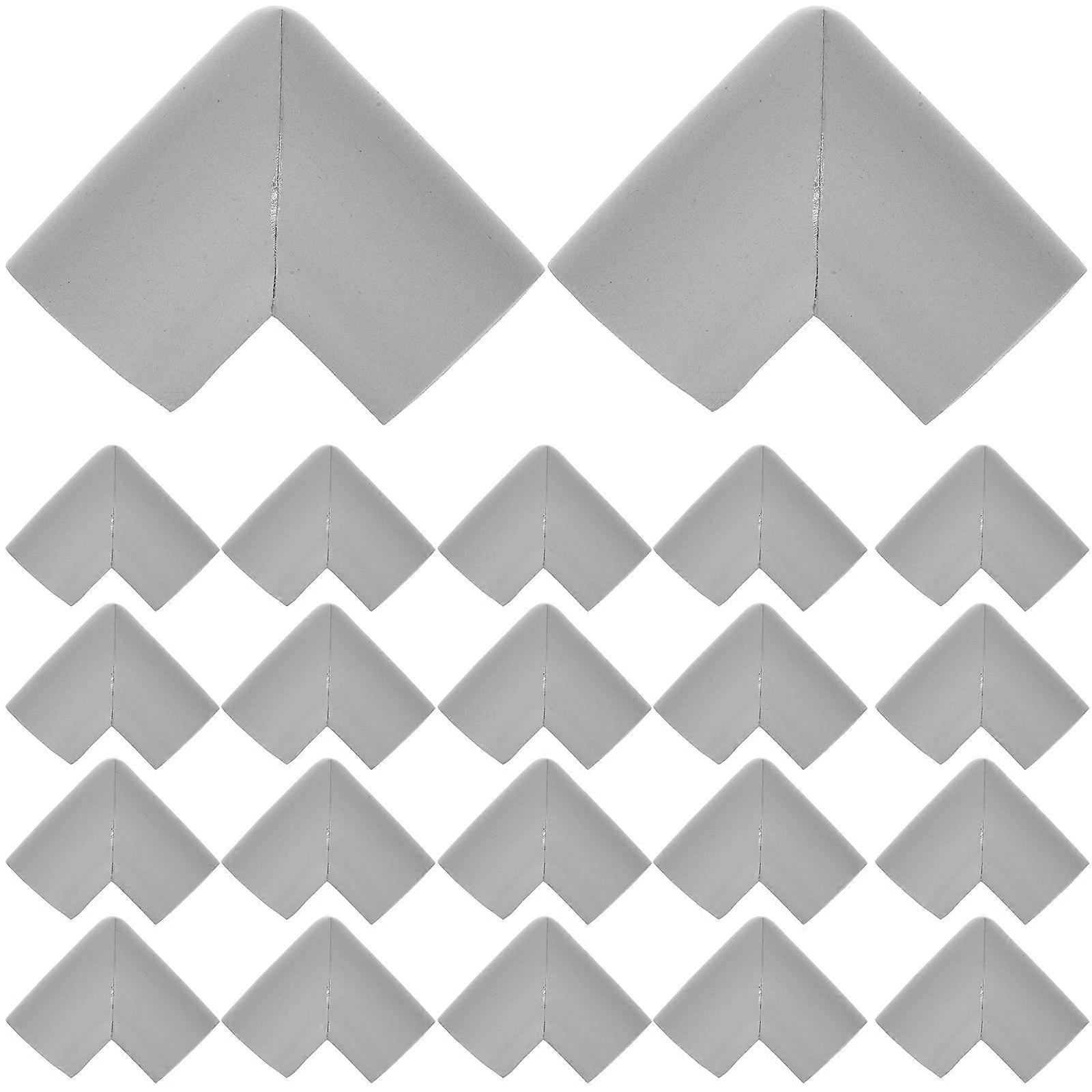 24pcs Grey Foam Frame Corner Protectors   Edge Guards for Artwork, Mirrors & Fragile Items Packaging   Easy Installation Safe Protection