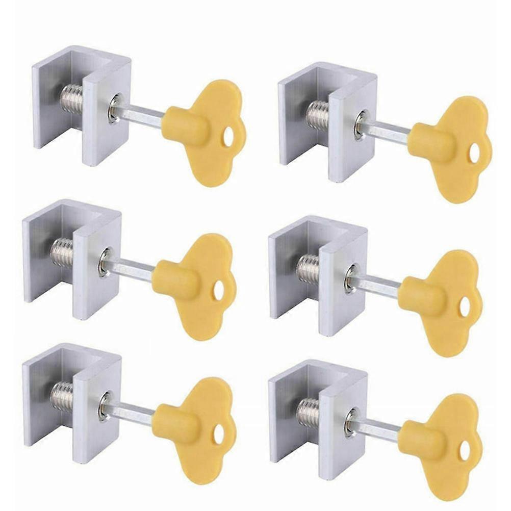Child Safety Door Lock Vertical Window Lock Replacement Anti Theft Partial Opening Control 6Pack