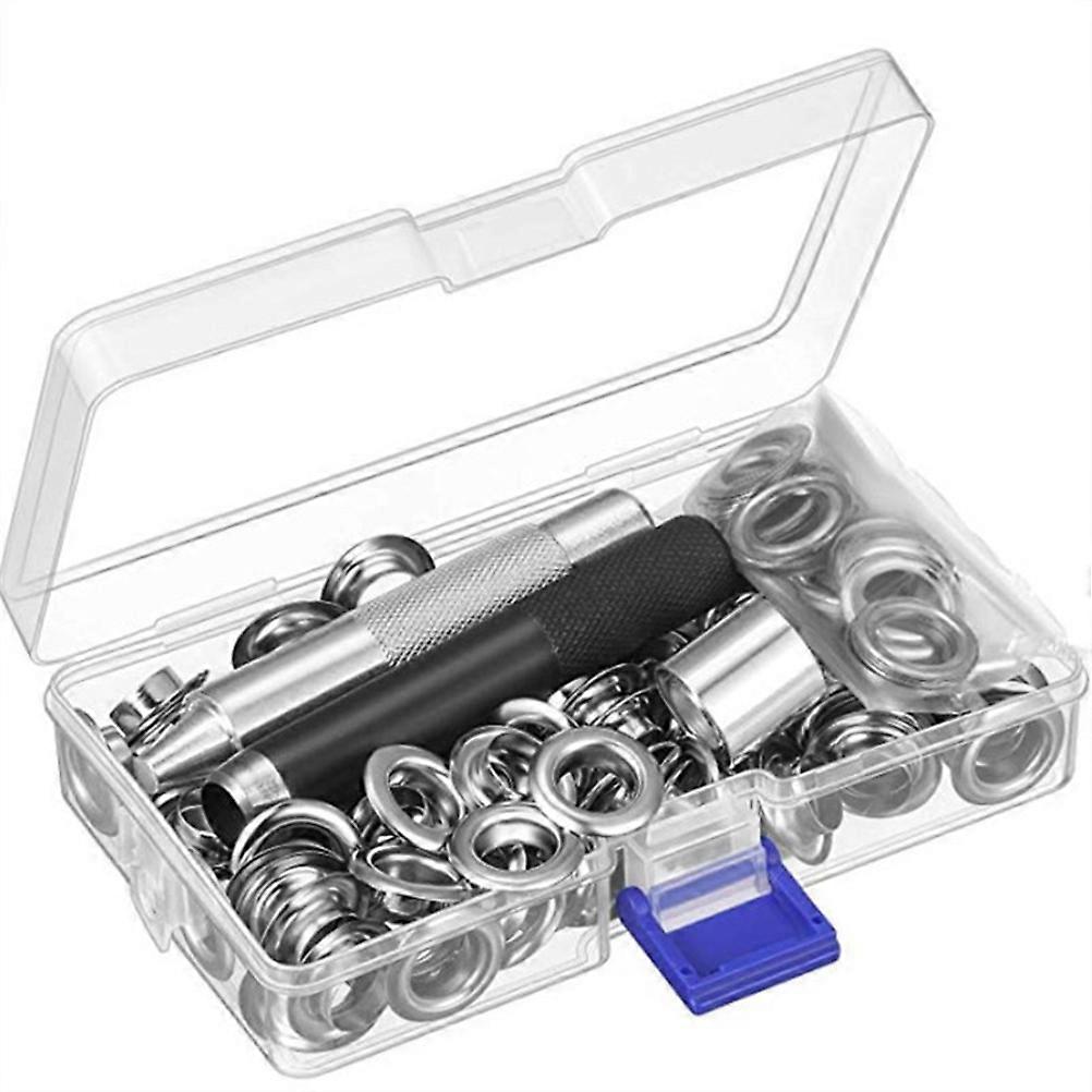 Grommets Eyelets Kit Sturdy And Durable Portable Tool For Canvas Tarps Tents Handymen Craftsmen Diy Enthusiasts 100Set 3Pcs Tools