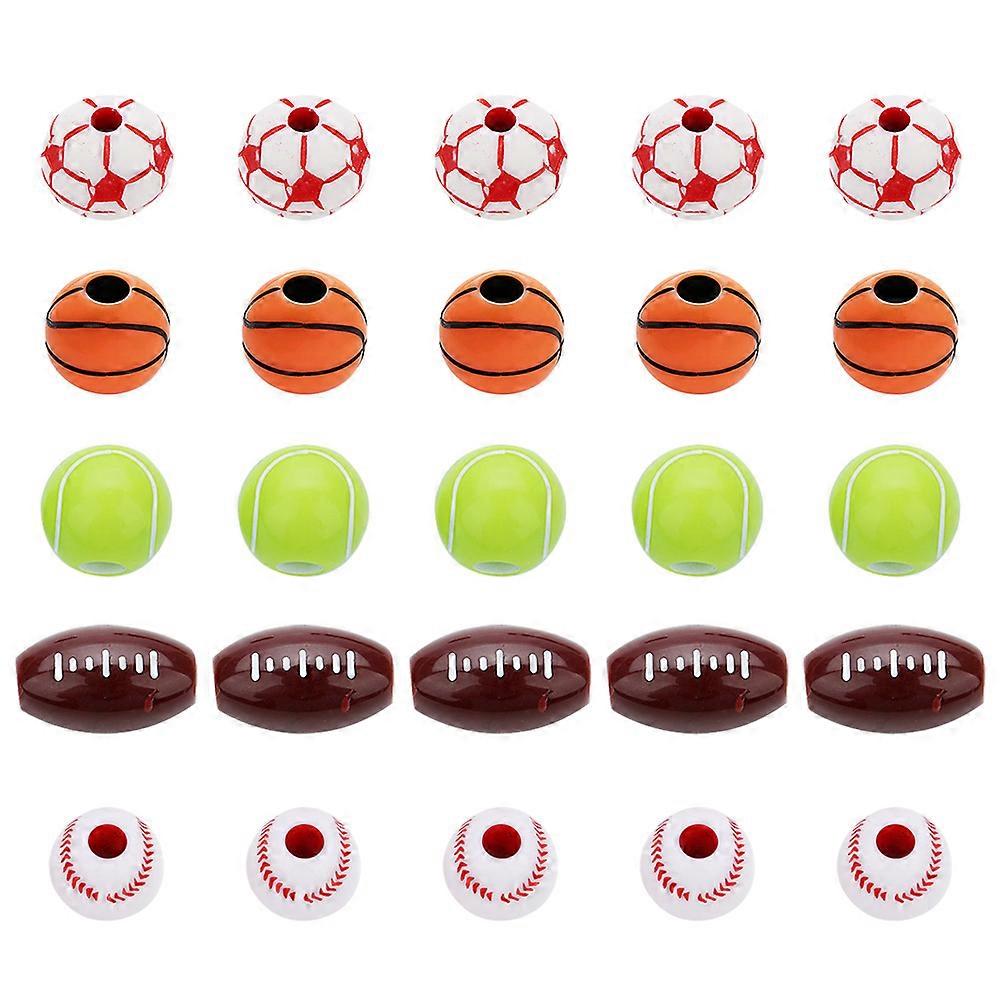 Beads For Diy Acrylic Smooth Beads Ball Shape Jewelry Accessories Home Craft Projects 1.20X1.20X1.20CM 250Pcs