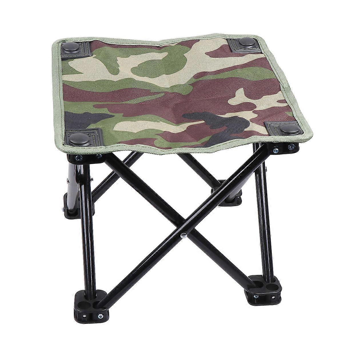 28x28cm Lightweight Collapsible Stool Folding Camping Chair for Picnic Outdoor Use