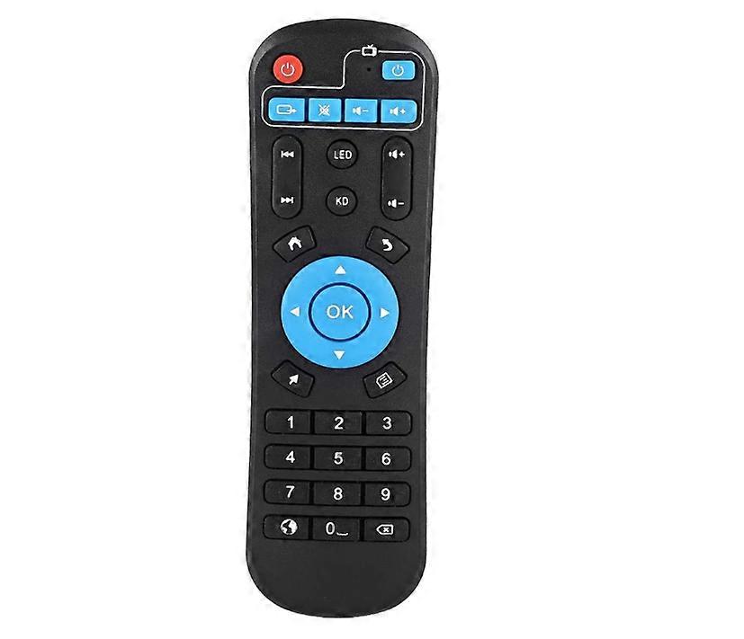 TV Box Remote Control, Original Replacement Remote Control Controller for T95Z Plus T95U Pro T95V Pro Q Plus QBOX, over 8 Meters Remote Distance(Black