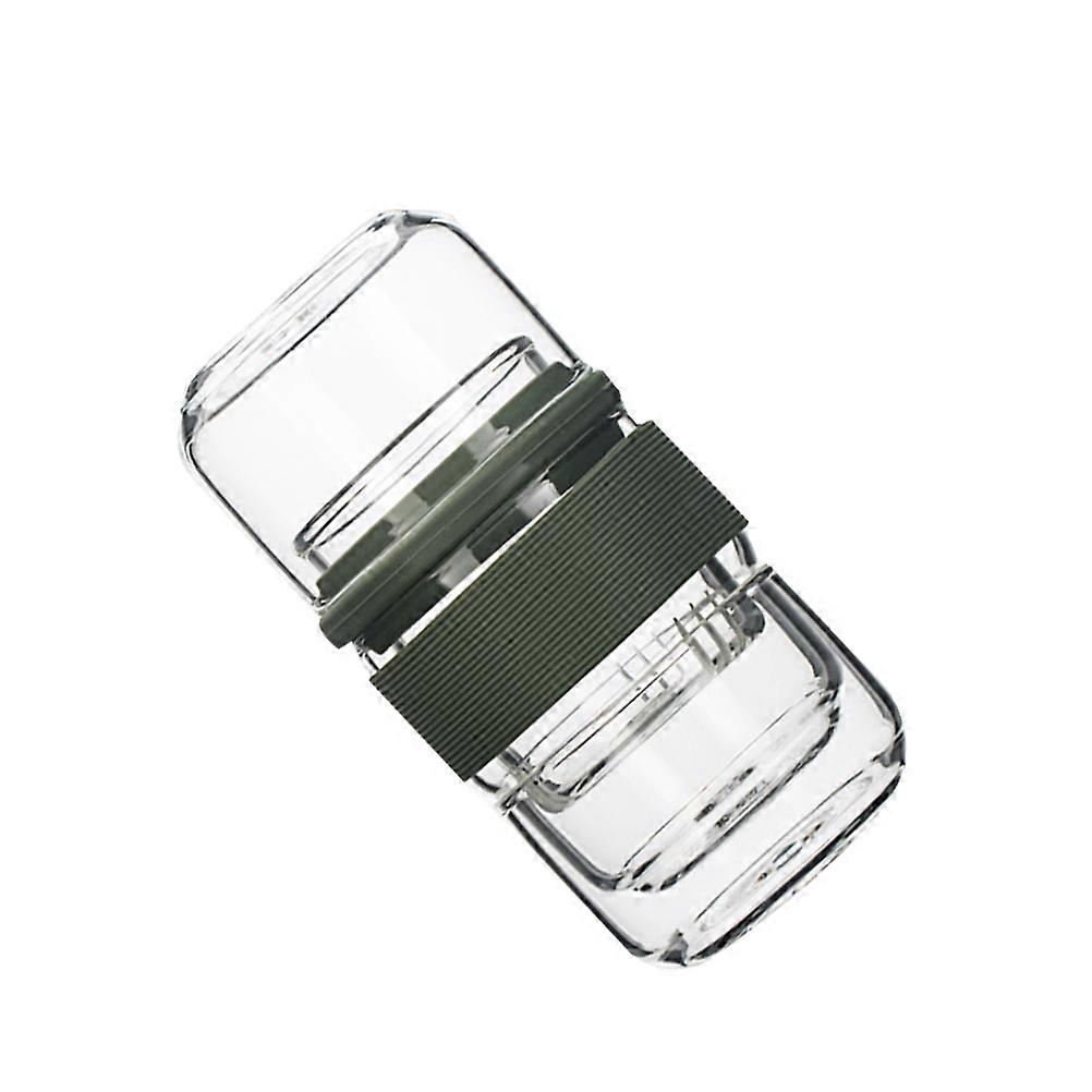 Glass Kung Fu Tea Set Portable Teacup Teapot Multi Purpose Travel Use Chic Shape 13 5 X 7 X 7cm 1pc