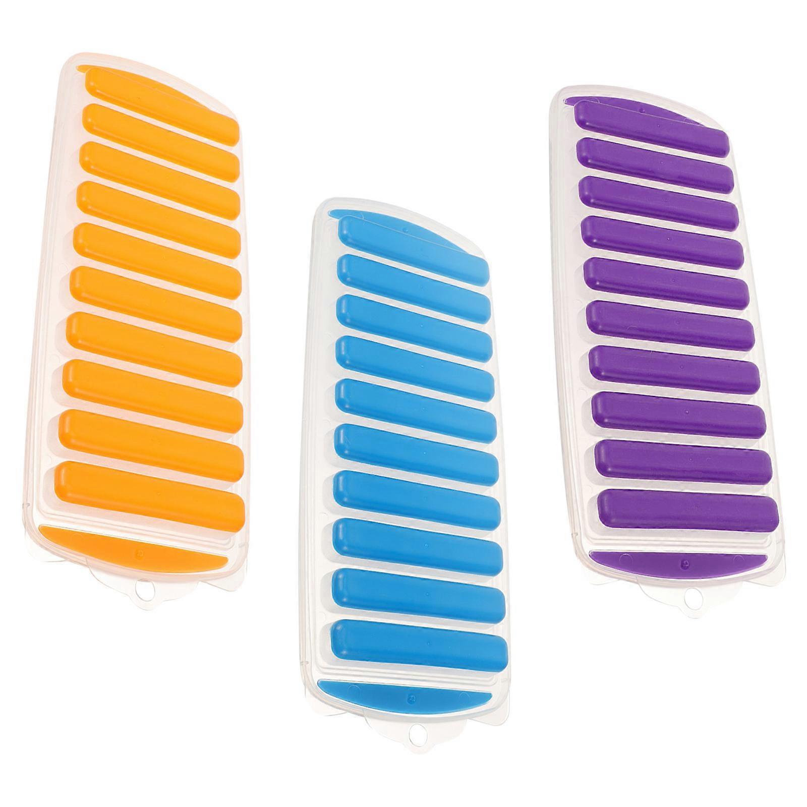 Plastic Ice Mold Summer Cooling Drinks Assorted Freeze 3Pcs