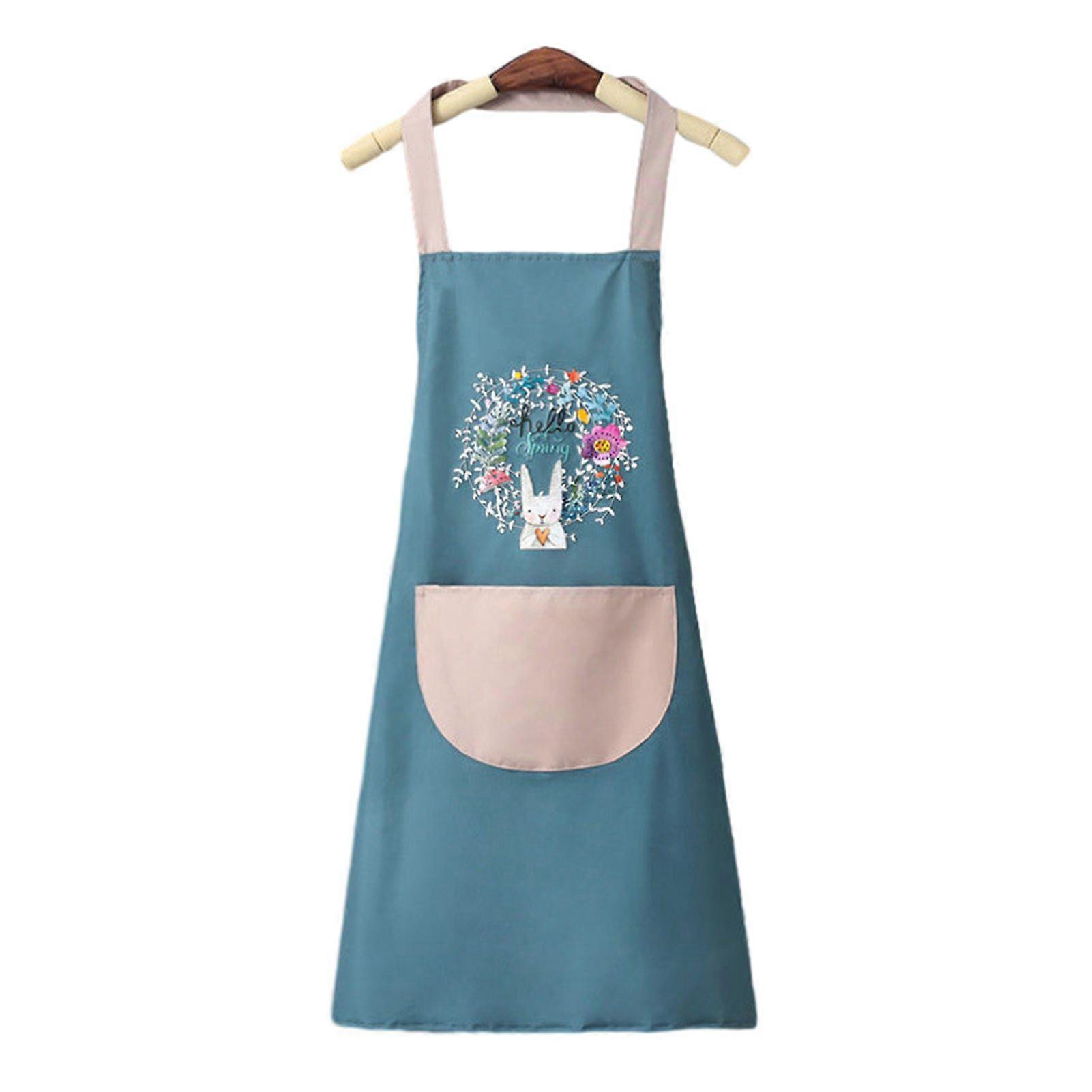 Grembiule resistente all'olio impermeabile Pratico bavaglino multiuso con lacci per la cucina di casa