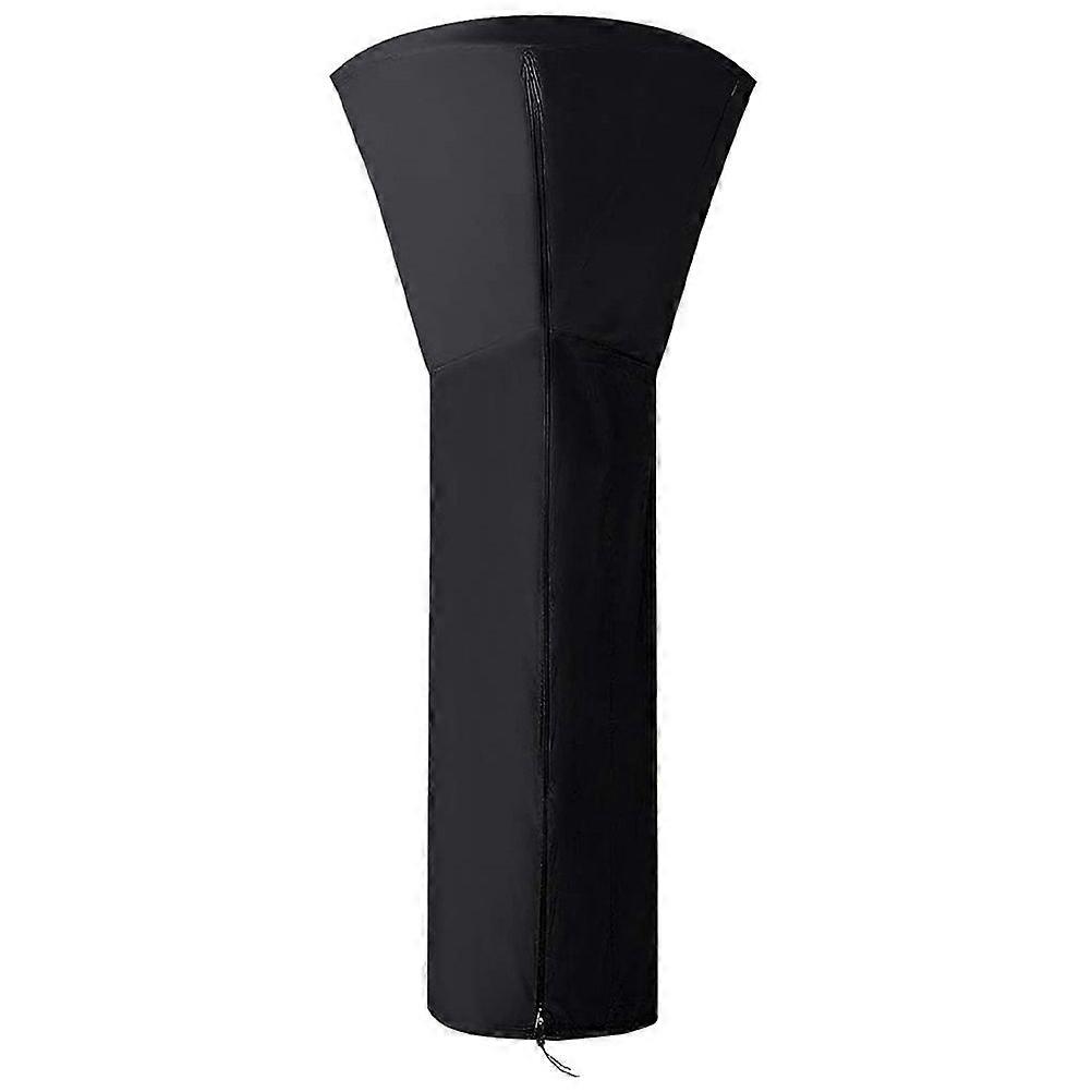 ガーデン家具用防水パティオヒーターカバー226x85cmブラック1個