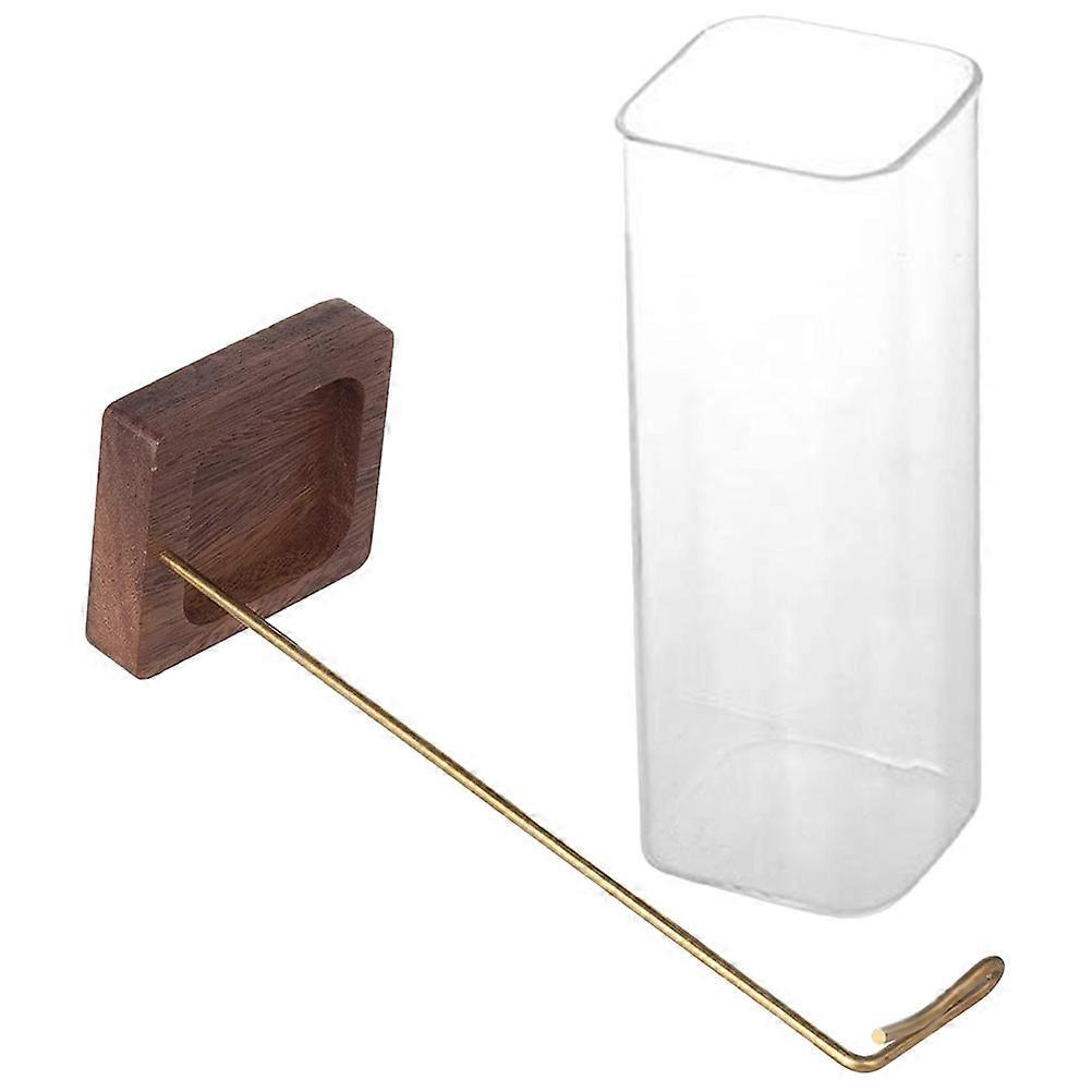 Censer Burner Incense Stick Burner Glass Decor Yoga Meditation Support 1Set