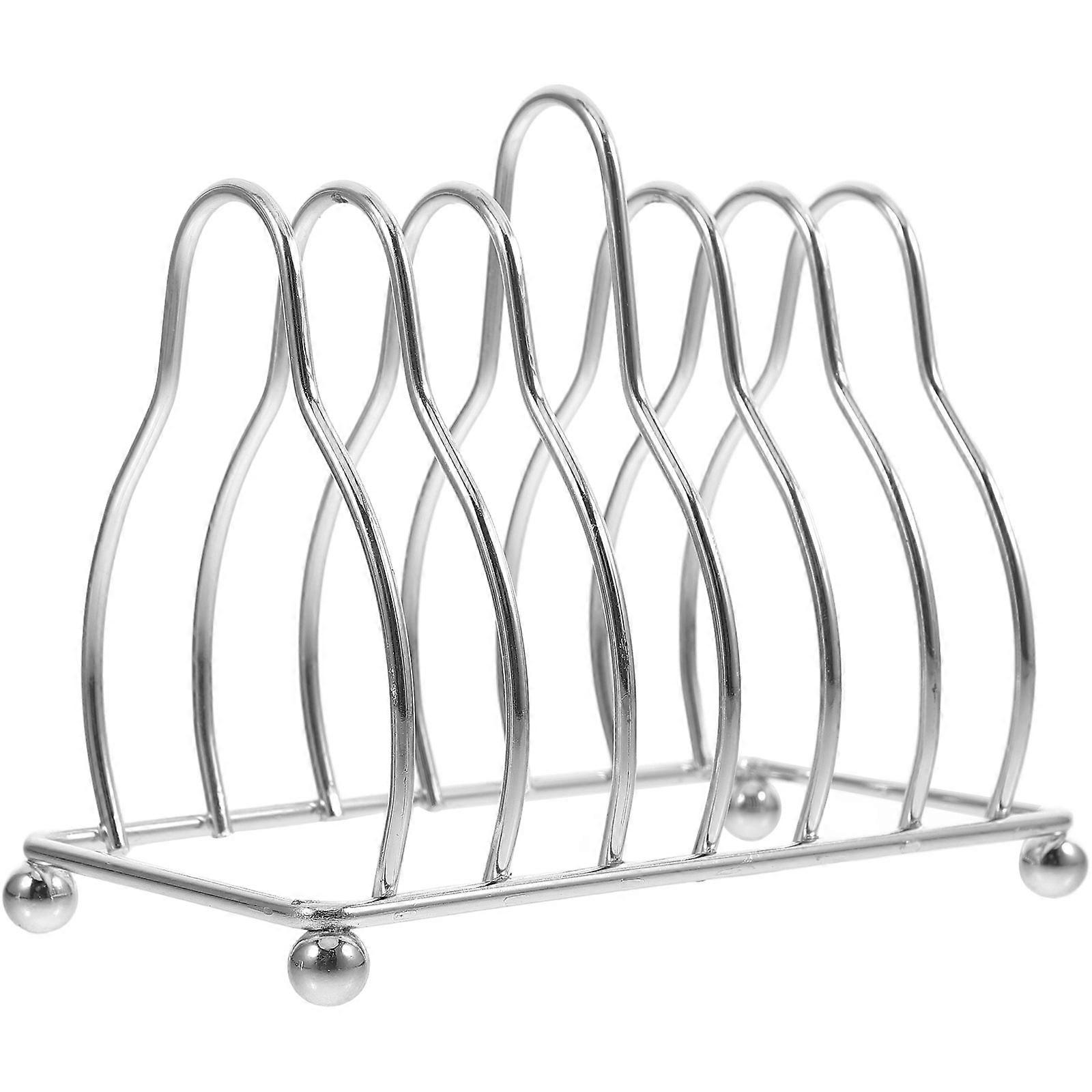 Dish Drainer Drying Rack Kitchen Counter Drain Racks Organizing Plates Minimalist Modern Silver 1Pcs