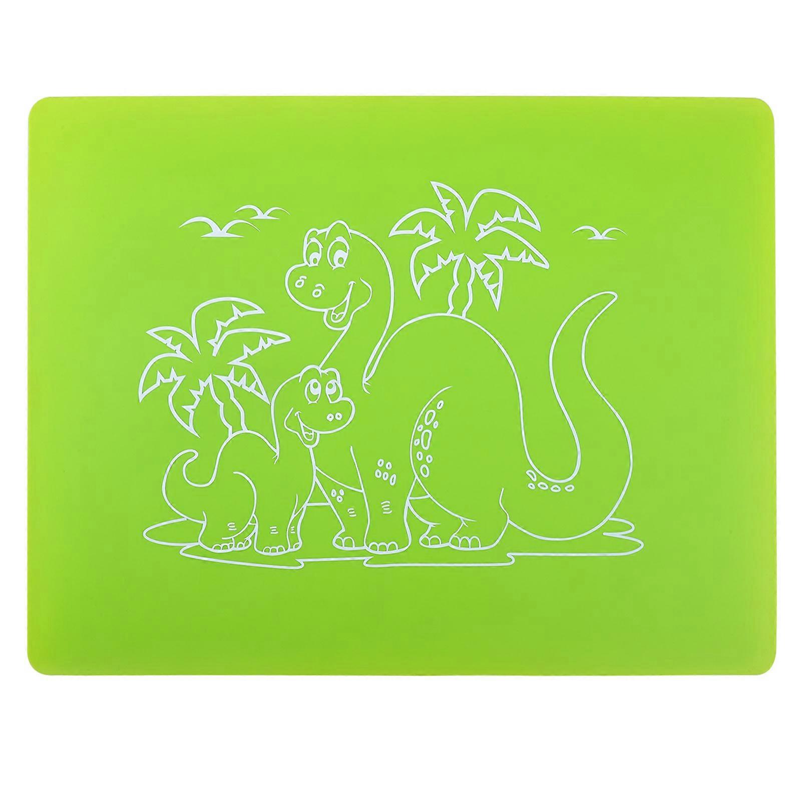 Kids Cartoon Placemats For Dining Table Rectangular Waterproof Mat 40x30cm Simple Design 1Set