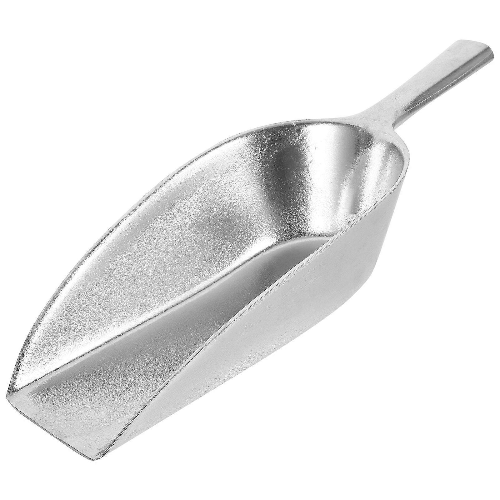 Feed Scoops Multi Function Fodder Scoop Aluminium Livestock Feeding For Farms Silver 31 00X12 00X6 00CM Feeding 1Pcs