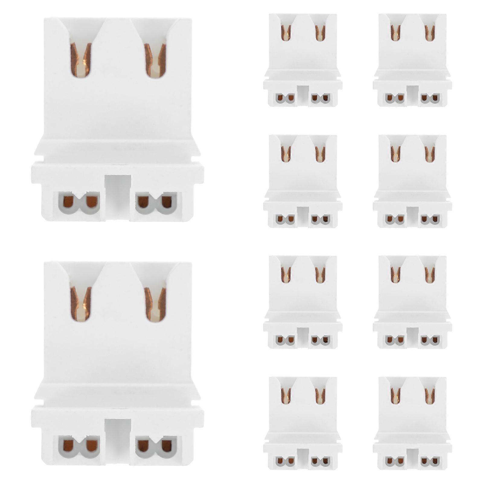 Lamp Socket Connector Light Holder U Shaped Quick Plugin For Commercial and Industrial Settings 12Pcs
