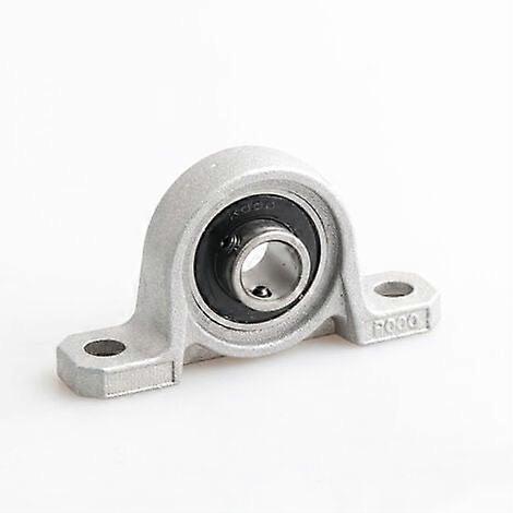 Set of 6 Spherical Miniature Zinc Alloy Bearing with Seat (KP002 Vertical Seat inner diameter 15 mm)