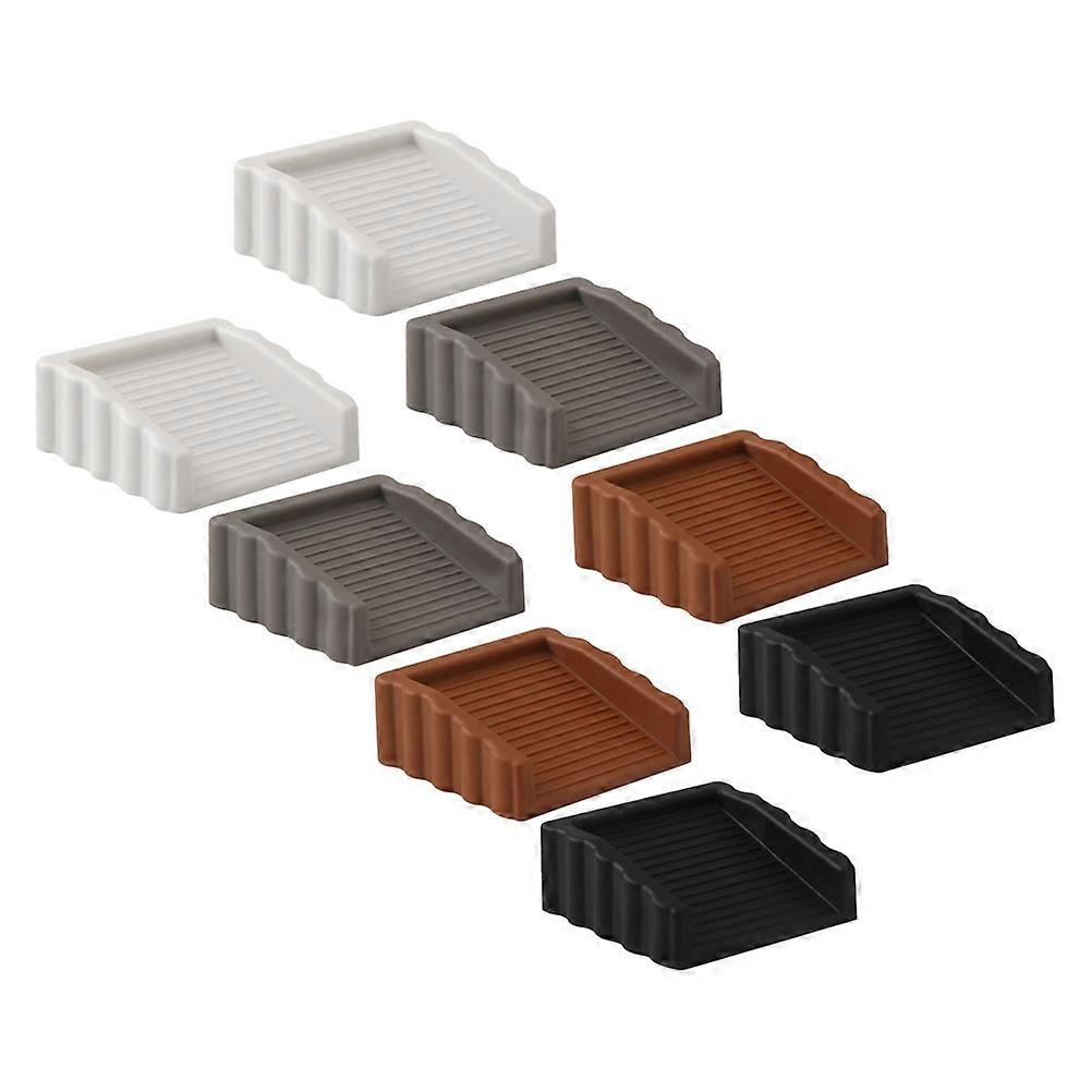 Doors Stops For Door Heavy Duty Door Stopper Wind Block Wall Protection Square Wedge 8Pcs