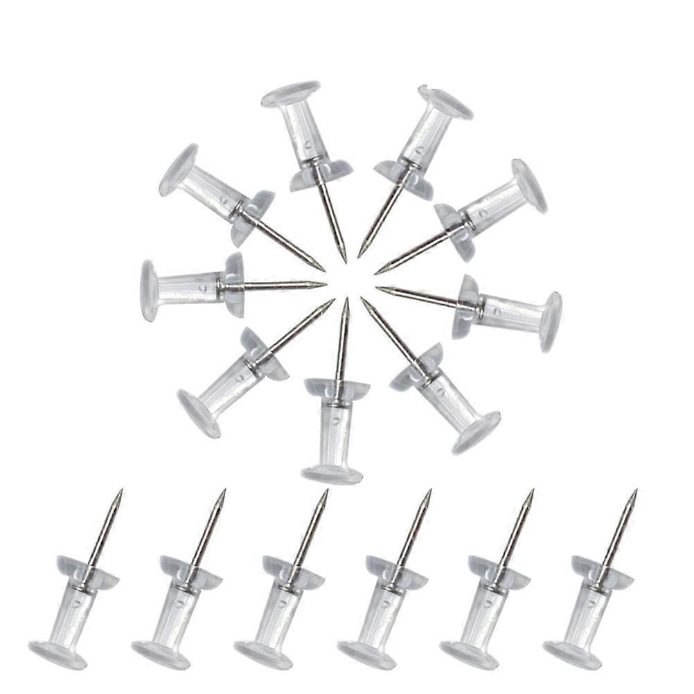Marking Tacks Clear Thumb Tacks Push Pin School Supplies Map Marking 200Pcs
