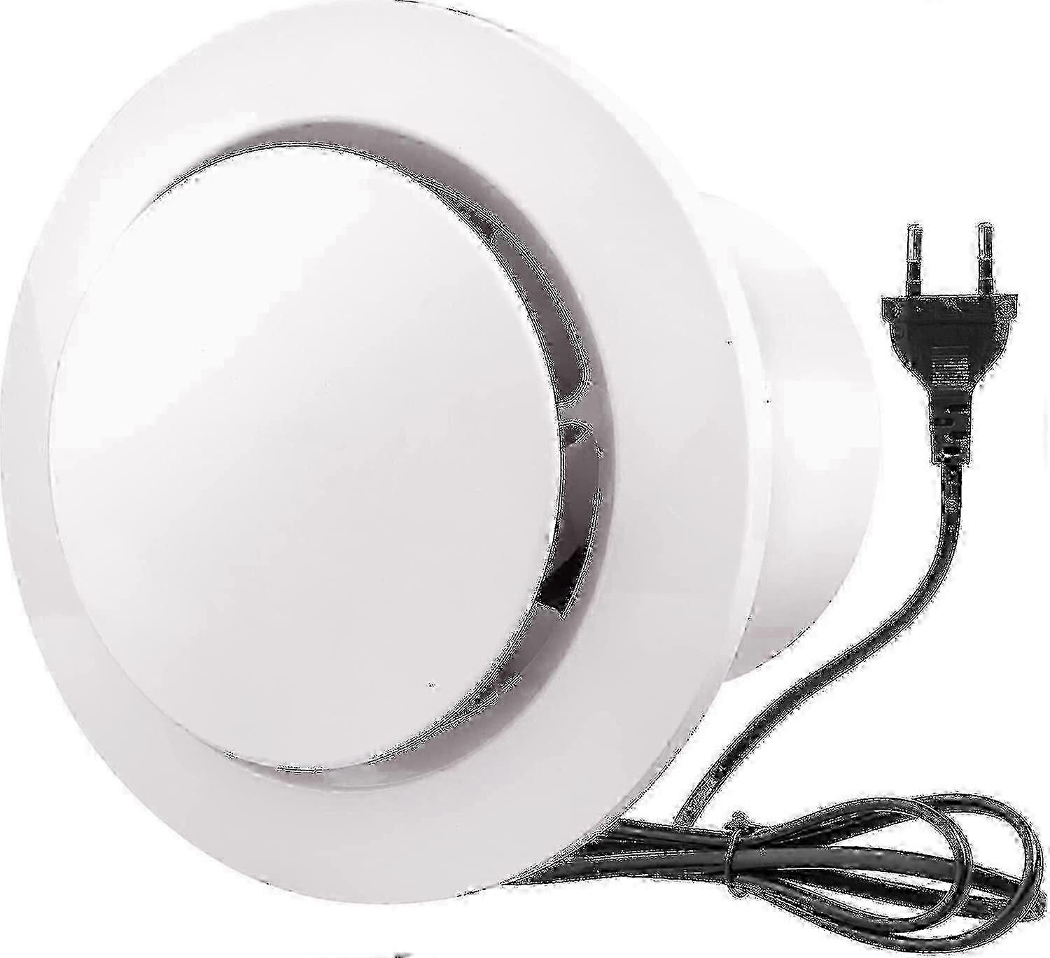 100mm απορροφητήρας αέρα 130m/h 20w, με τον ανεμιστήρα εξάτμισης υψηλής ροής αέρα βαλβίδων ελέγχου, ενεργειακά αποδοτικός, για μπάνιο, κουζίνα, τουαλέτες, θερμοκήπια, σκηνές 4 Inc