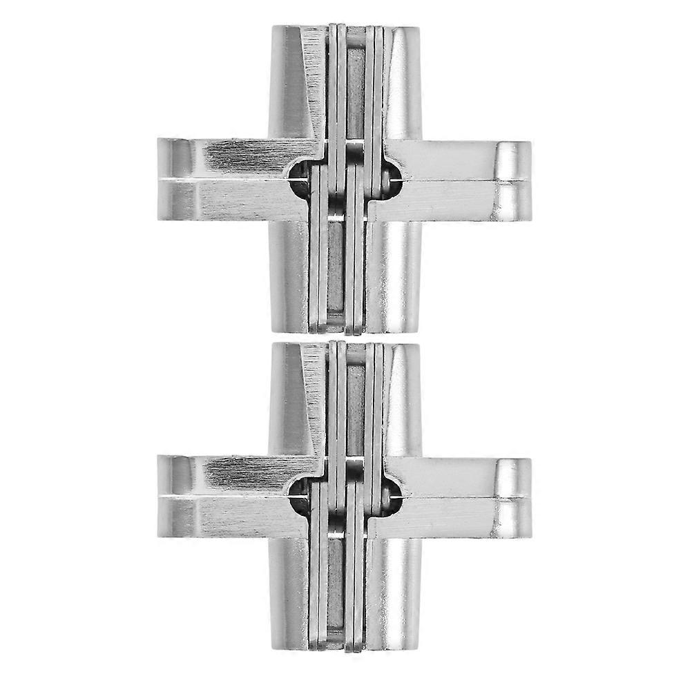 Door Hinges Heavy Duty Invisible Door Hinge Spacesaving Design Homeowners 4.40X3.70X1.10CM Easy To Install 2Pcs