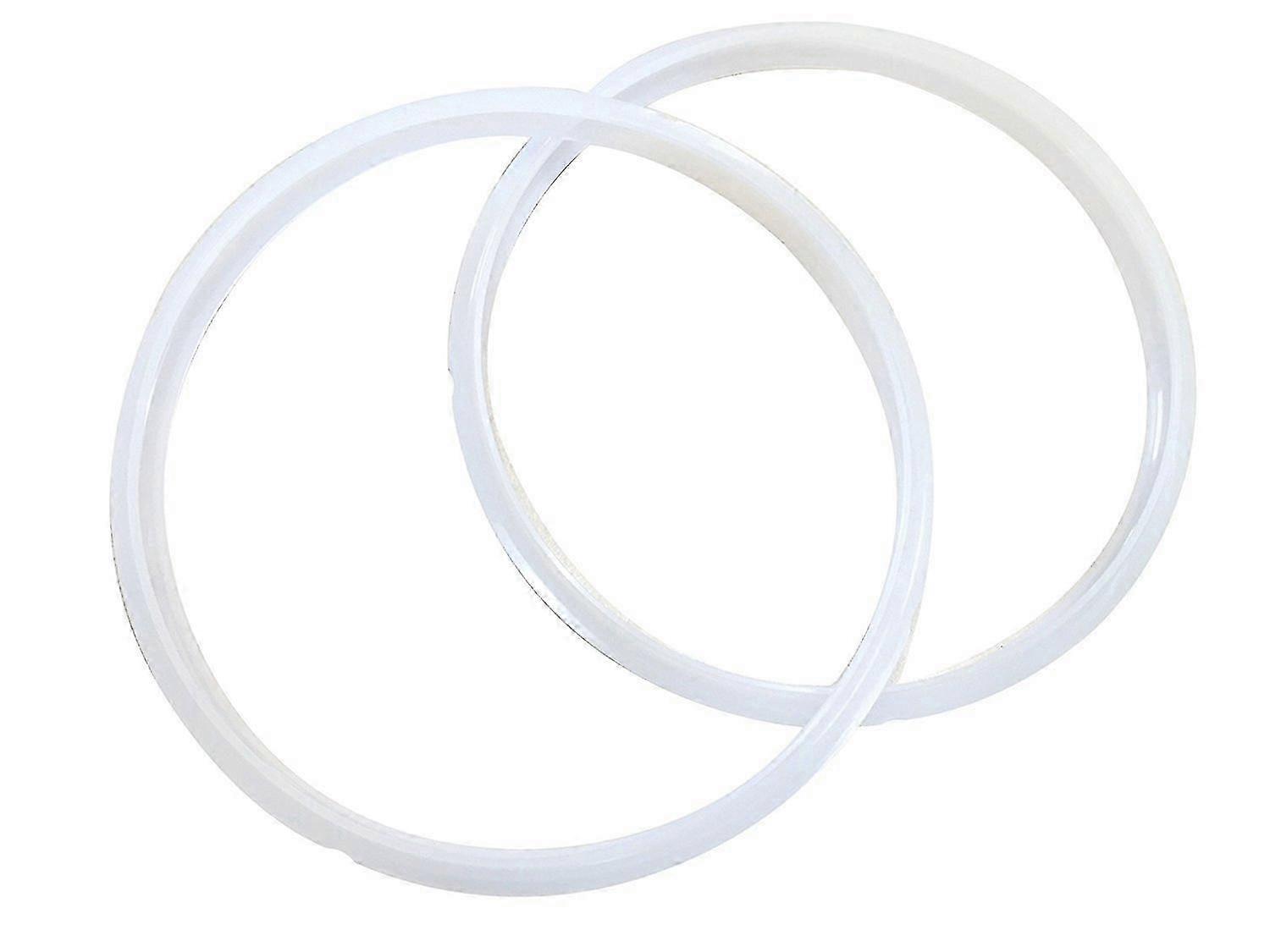 2-Piece Rubber Gasket Replacement Set - Suitable for 10QT Multi-Function Cooker (Twin Pack)