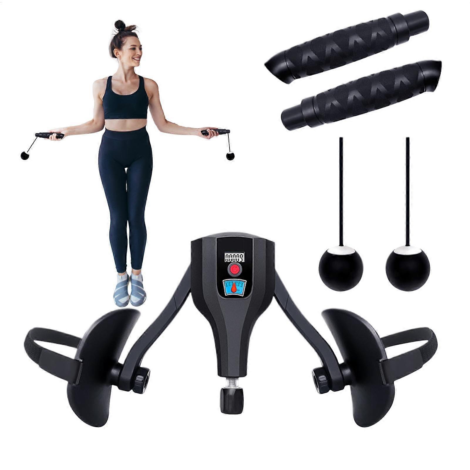 Pelvic Floor Muscle Trainer, Adjustable Inner Thigh Trainer, Unisex, Pure Black, Model PFMT-BK, Adjustable Resistance