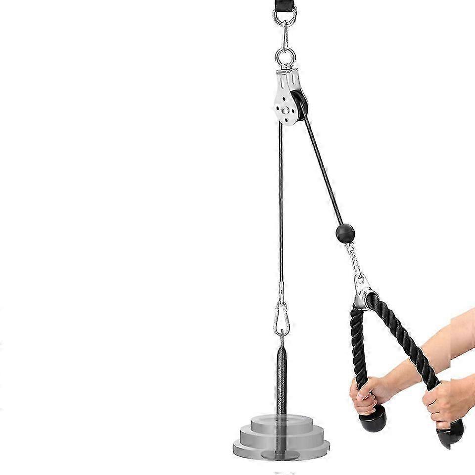 Fitness DIY Pulley Cable Machine Attachment System Loading Pin Lifting; Fitness Pulley Cable Gym Workout Equipment Machine Attach System Hom